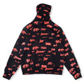 SP5DER graphic-print "Black" Hoodie